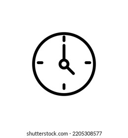 Clock icon vector for web and mobile app. Time sign and symbol. watch icon