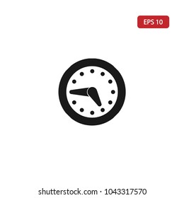 clock icon vector.time sign