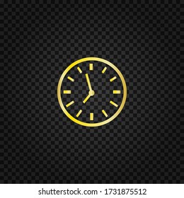 Clock icon vector.Time symbol illustration.Clock and time sign