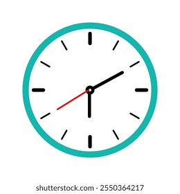 Clock icon. Wake up timer clock. Timer clock cartoon design. on white background