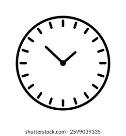 Clock icon . Wall clock sign. for mobile concept and web design. vector illustration on white background