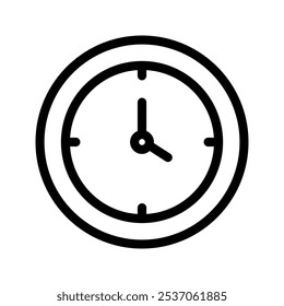 clock icon, wall clock vector icon