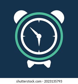 icono de reloj. icono de visualización. bonito, moderno, minimalista, con forma de panda o icono de reloj. icono plano. aislado