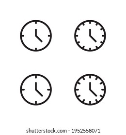 Clock icon for web sites and apps