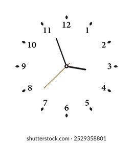 clock icon white, clock icon vector Classic design wall clock. Analog clock. Vector