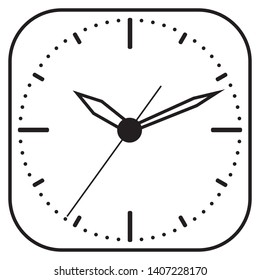 Clock icon. World time concept. Business background. Internet marketing. Daily infographic