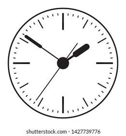 Clock icon. World time concept. Business background. Internet marketing. Daily infographic