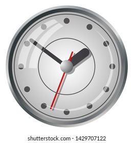 Clock icon. World time concept. Business background. Internet marketing. Daily infographic