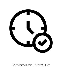 clock icon for your website, mobile, presentation, and logo design.