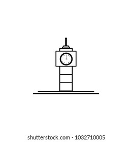 clock icon.Element of popular tourism icon. Premium quality graphic design. Signs, symbols collection icon for websites, web design,