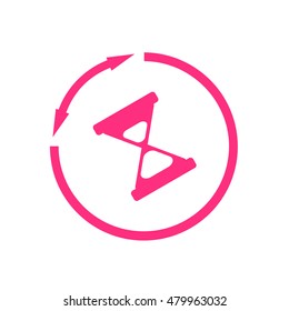 Clock icon.hourglass; 