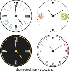 Clock icons