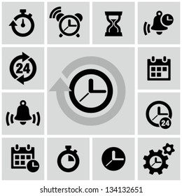 Clock icons