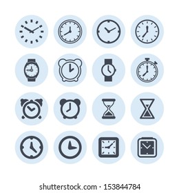 Clock icons