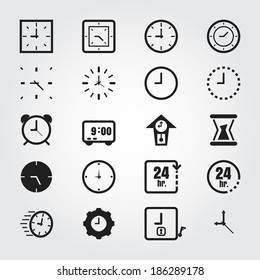 Clock icons