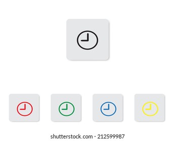 Clock icons
