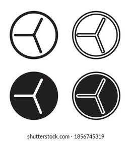 Clock Icons. Clock design vector illustration