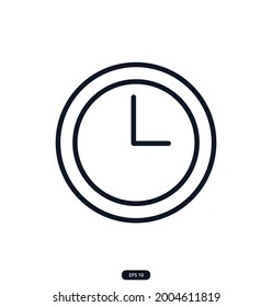 clock Icons. e-commerce icon. Сollection of Web and App icons for an online store, delivery, payment, shopping cart, Online Shopping. vector eps 10