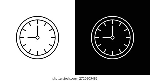 Clock icons graphic design vector symbols. icon Eps10.