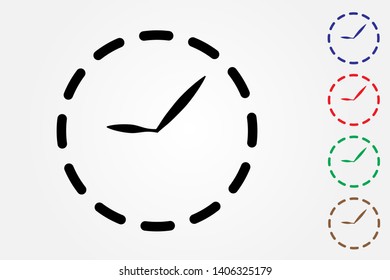 Set Colorful Tick Signs Marks Inside Stock Vector (Royalty Free ...