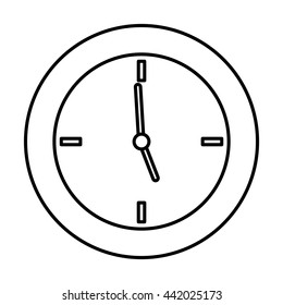 Clock icon.Time design. vector graphic