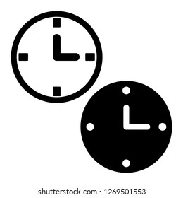 clock ICON.VECTOR ILLUSTRATION