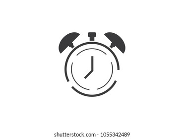 Clock ilustration icon Vector template