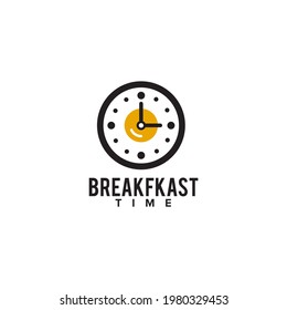 Reloj incorporado con plantilla de diseño de logotipo revuelto