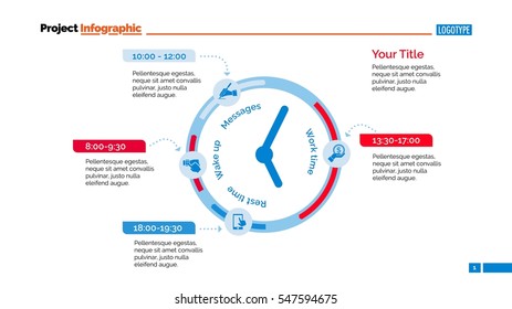 Clock Infographic Diagram Slide Template