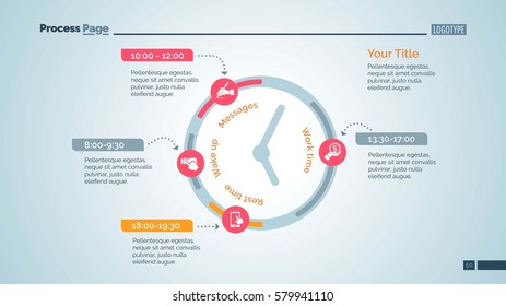 Clock Infographic Diagram Slide Template