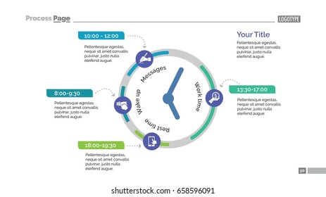 Clock Infographic Diagram Slide Template