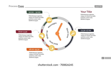 Clock Infographic Diagram Slide Template