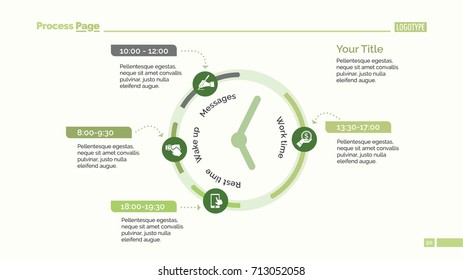 Clock Infographic Diagram Slide Template