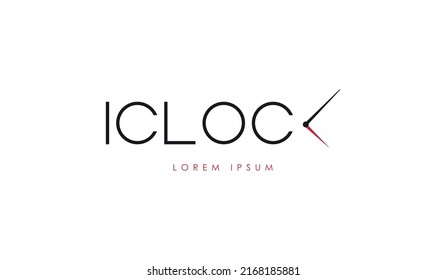 Clock Initial Letter Logo Concept