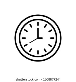 Clock instrument design, Time tool watch second deadline measure countdown and object theme Vector illustration