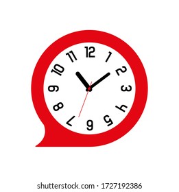  reloj aislado en fondo blanco