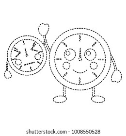 clock kawaii icon image 