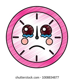 clock kawaii icon image 