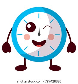 clock kawaii icon image 
