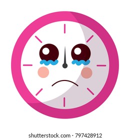 clock kawaii icon image 