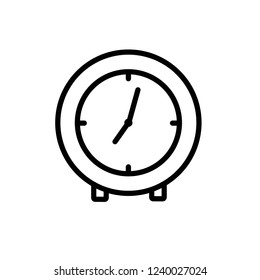 Clock line icon