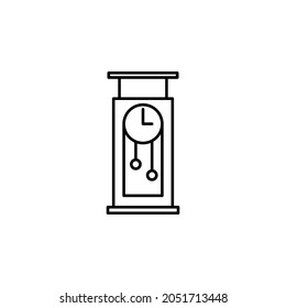 Clock line icon Decoration set