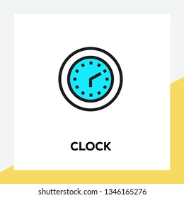CLOCK LINE ICON SET
