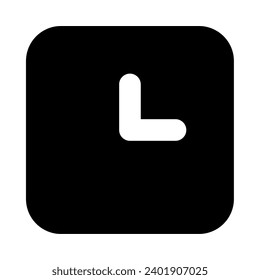 clock line icon, time outline vector sign, linear style pictogram isolated on white. logo illustration