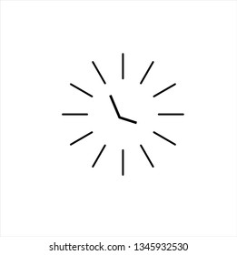 clock line icon,vector best line icon.
