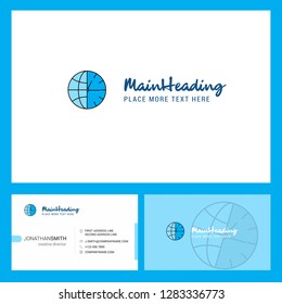 Clock  Logo design with Tagline & Front and Back Busienss Card Template. Vector Creative Design
