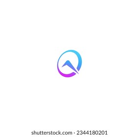 Logo del reloj. Ilustración del logotipo de la hora de Stopwatch. Logo del reloj analógico.