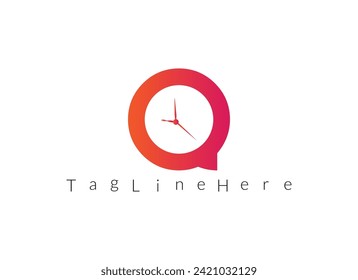 Logo del reloj. Este logotipo puede utilizarse para el diseño de relojes