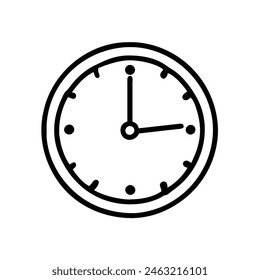 Clock logo vector and design 