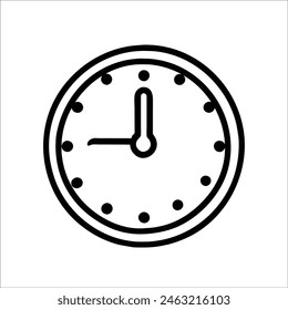 Clock logo vector and design 